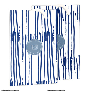 FRESH LINEN Scented Wardrobe Freshener in a JAPANESE INK PEN Design PACK OF 2