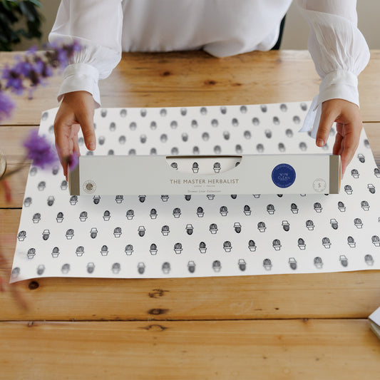 Wipe Clean & Unscented Drawer Liners with a CACTUS Design