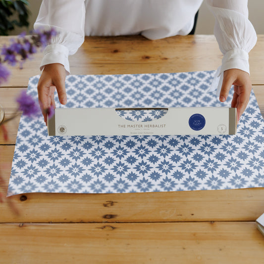 Wipe Clean & Unscented Drawer Liners with a MOROCCAN MOSAIC Design