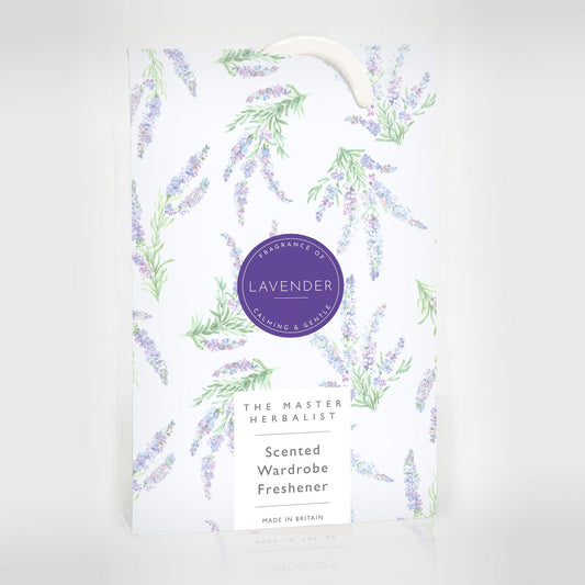 SIMPLY DRAWER LINERS | LAVENDER Scented Wardrobe Freshener in a Traditional Floral Design.