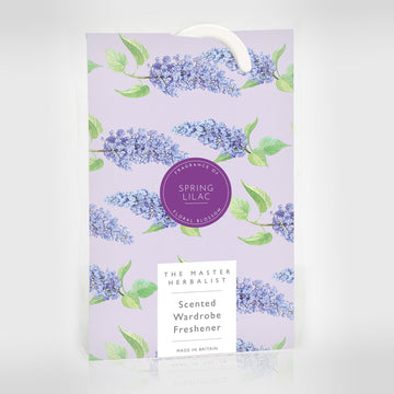 SIMPLY DRAWER LINERS | LILAC Scented Wardrobe Freshener in a Traditional Floral Design.