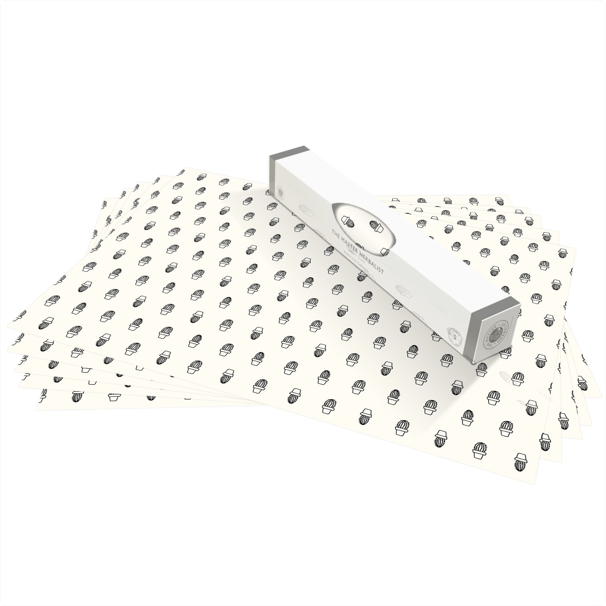 SIMPLY DRAWER LINERS | Wipe Clean & Unscented Drawer Liners with a CACTUS Design.  Perfect for Drawers, Shelves, Cupboards & Cabinets.