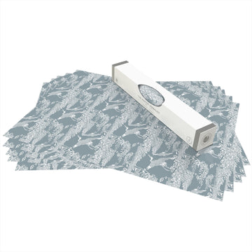 Simply Drawer Liners LAVENDER & NEEM OIL Scented Drawer Liners in an CLASSICAL HERON Design | Natural ANTI-MOTH Repellent. Made in Britain.