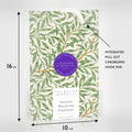 SIMPLY DRAWER LINERS | ANTI-MOTH | LAVENDER & NEEM OIL Wardrobe Freshener in a WILLOW PATTERN. Natural Moth Repellent.