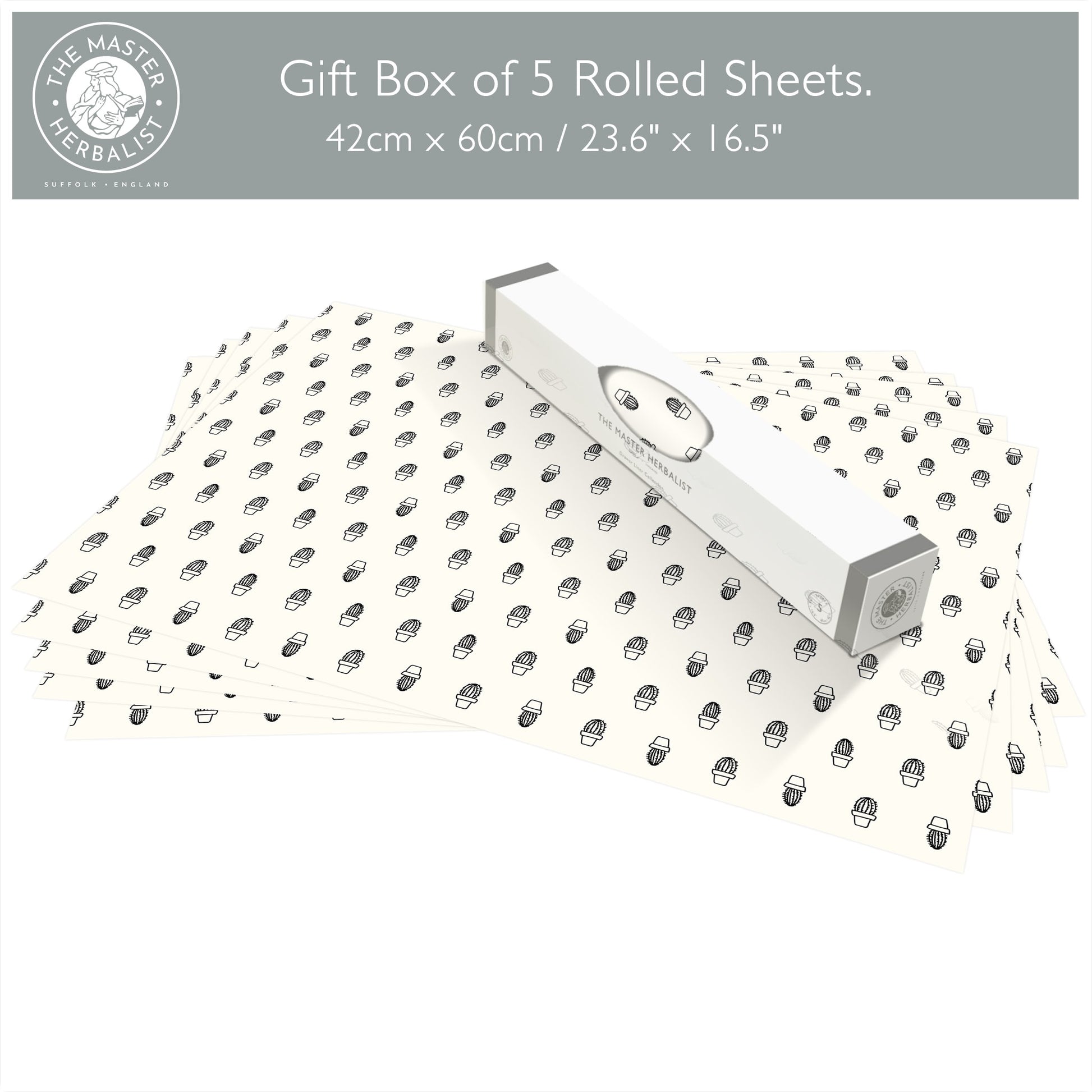 SIMPLY DRAWER LINERS | Wipe Clean & Unscented Drawer Liners with a CACTUS Design.  Perfect for Drawers, Shelves, Cupboards & Cabinets.