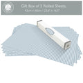 SIMPLY DRAWER LINERS | Wipe Clean & Unscented Drawer Liners in a BLUE GINGHAM Design. Perfect for Kitchen Drawers, Shelves, Cupboards & Cabinets. Made in Suffolk, England. (Blue)