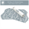 Simply Drawer Liners LAVENDER & NEEM OIL Scented Drawer Liners in an CLASSICAL HERON Design | Natural ANTI-MOTH Repellent. Made in Britain.