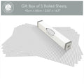 SIMPLY DRAWER LINERS | Wipe Clean & Unscented Drawer Liners in a SOFT GREY GINGHAM Design. Perfect for Kitchen Drawers, Shelves, Cupboards & Cabinets. Made in Suffolk, England. (Soft Grey)