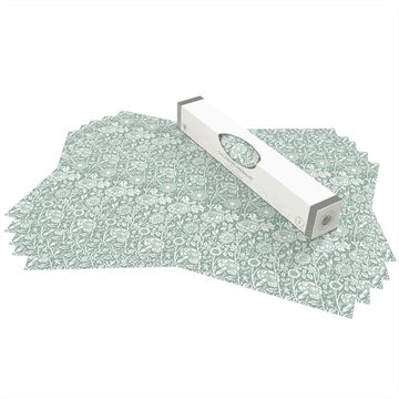 William Morris Wipe Clean & Unscented Drawer Liners in DUCK EGG BLUE