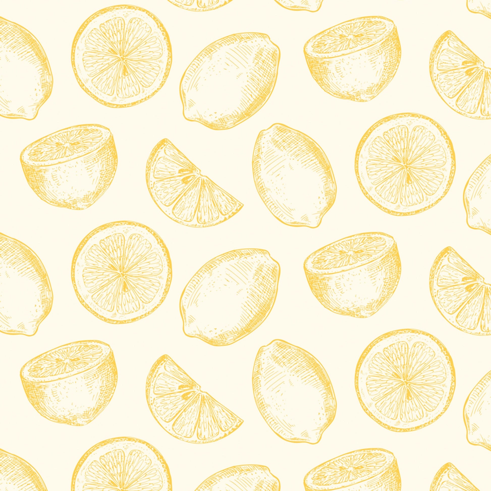 SIMPLY DRAWER LINERS | Wipe Clean & Unscented Drawer Liners with a yellow LEMONS Design.  Perfect for Drawers, Shelves, Cupboards & Cabinets.