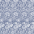 Simply Drawer Liners LAVENDER fragrance SCENTED Drawer Liners in BLUE William Morris Design. Made in Britain.
