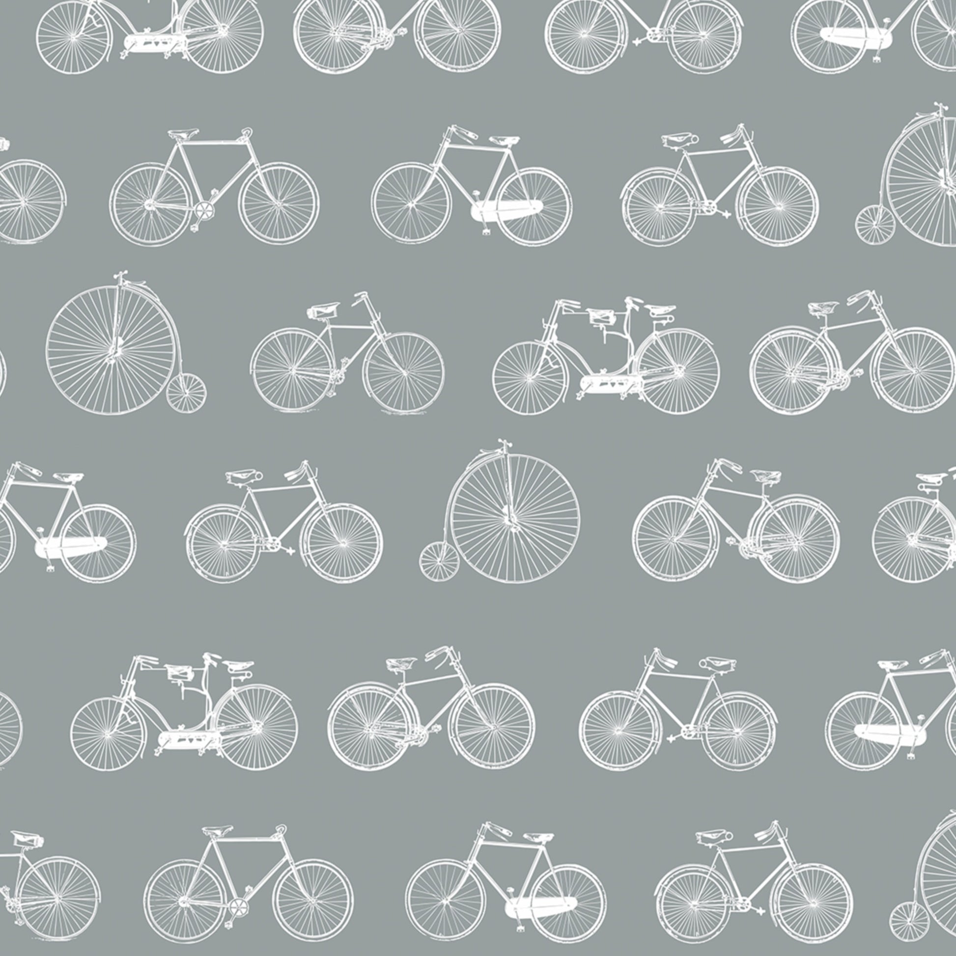 SIMPLY DRAWER LINERS | Wipe Clean & Unscented Drawer Liners with a BICYCLE DESIGN on DUSK BLUE.  Perfect for Drawers, Shelves, Cupboards & Cabinets.