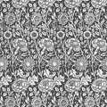 Simply Drawer Liners SANDALWOOD fragrance SCENTED Drawer Liners in BLACK William Morris Design. Made in Britain.
