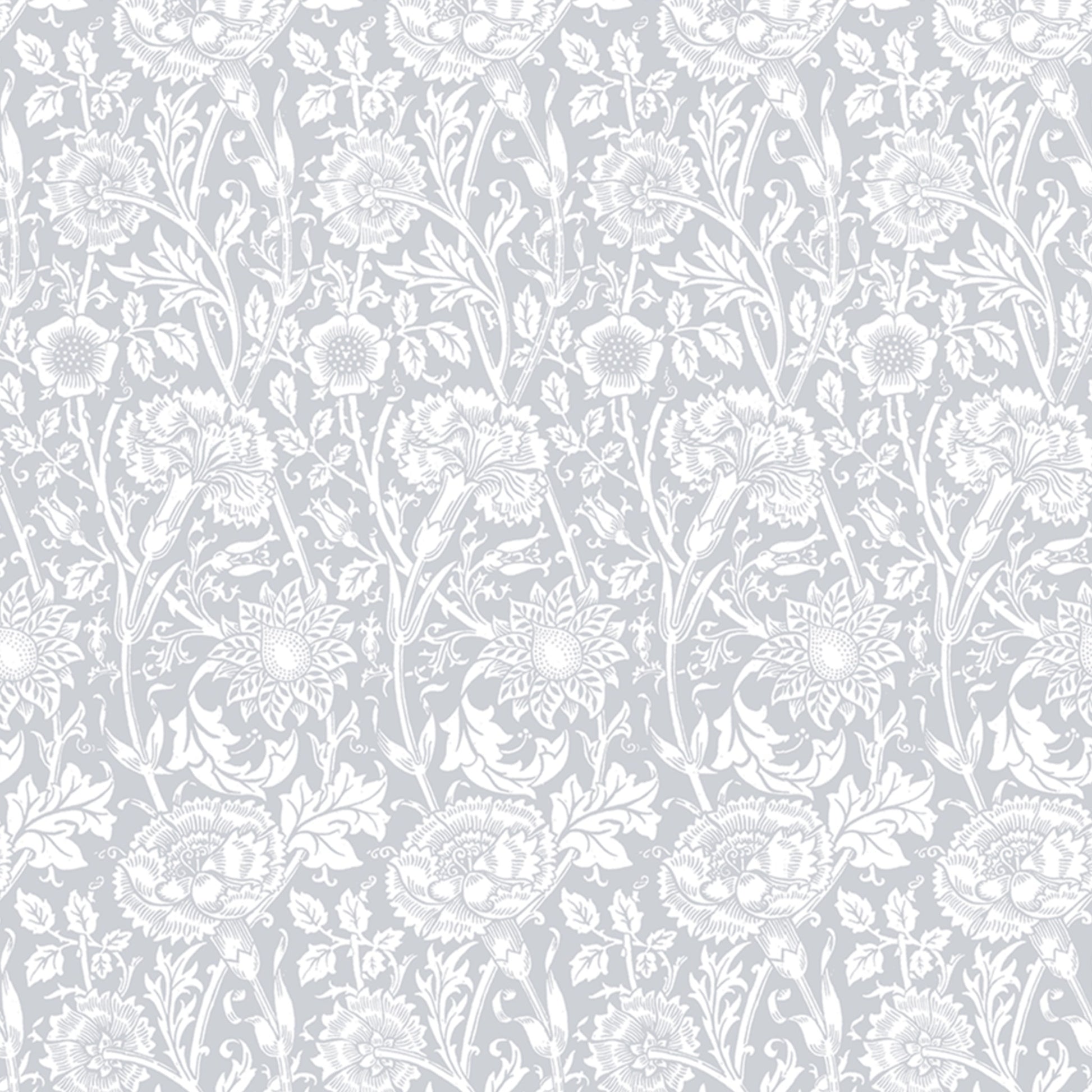 Simply Drawer Liners LILY OF THE VALLEY fragrance SCENTED Drawer Liners in GREY William Morris Design. Made in Britain.